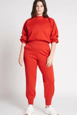 Logo Knit Trackpants 505