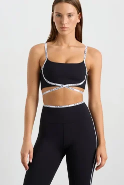 Logo Tape Crossover Bra 393