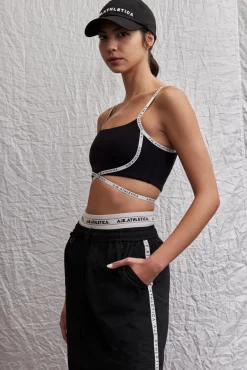 Logo Tape Crossover Bra 393