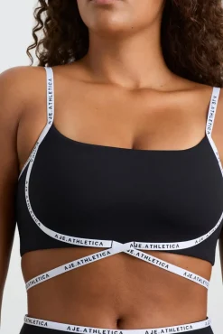 Logo Tape Crossover Bra 393