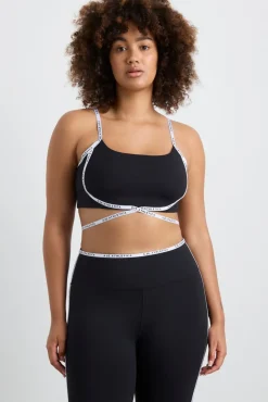 Logo Tape Crossover Bra 393