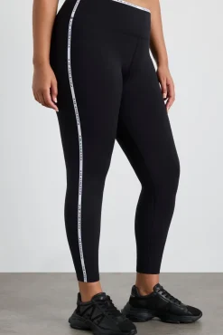 Logo Tape Seam Ankle Length Legging 203