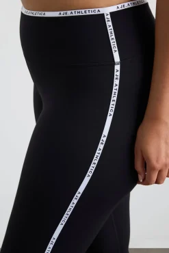 Logo Tape Seam Ankle Length Legging 203