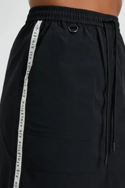 Logo Tape Spray Midi Skirt 647