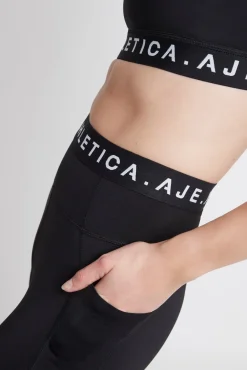 Logotape Laser Cut Full Length Legging 208