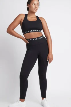 Logotape Laser Cut Full Length Legging 208