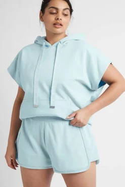 Logotape Short Sleeve Hoodie 403