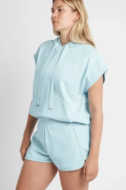 Logotape Short Sleeve Hoodie 403