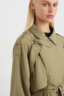 Longline Belted Trench 703