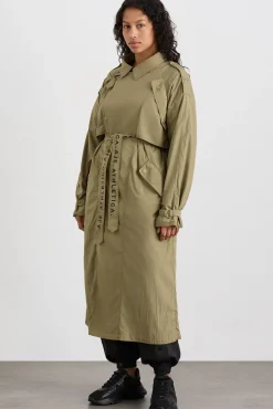 Longline Belted Trench 703