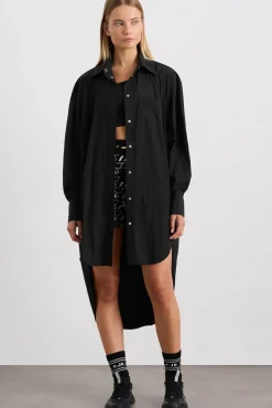 Longline Windbreaker Shirt 438