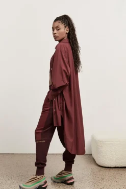 Longline Windbreaker Shirt 438