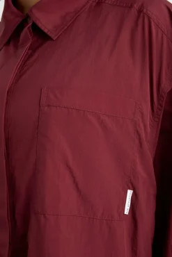 Longline Windbreaker Shirt 438