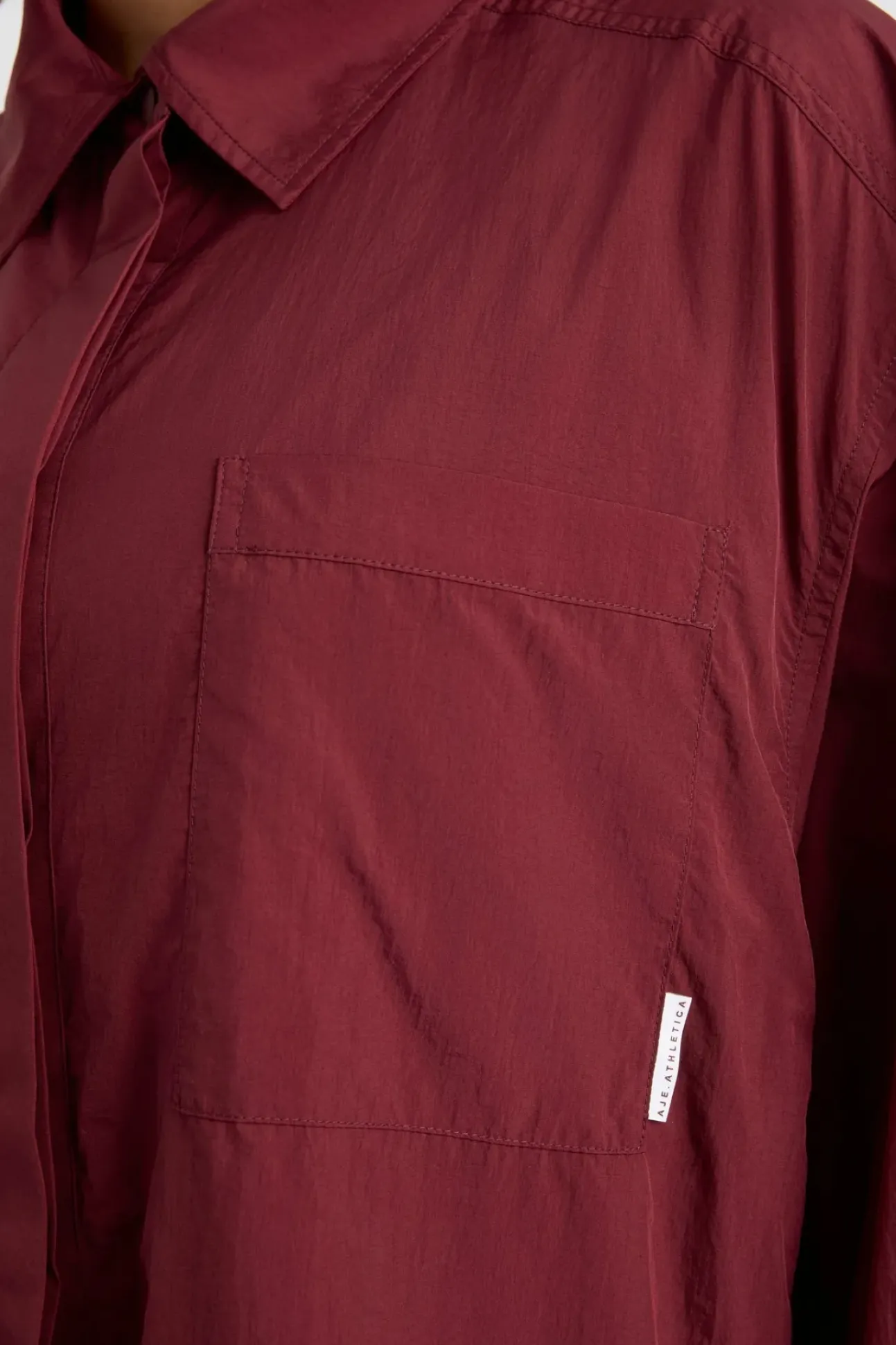 Longline Windbreaker Shirt 438