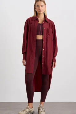 Longline Windbreaker Shirt 438