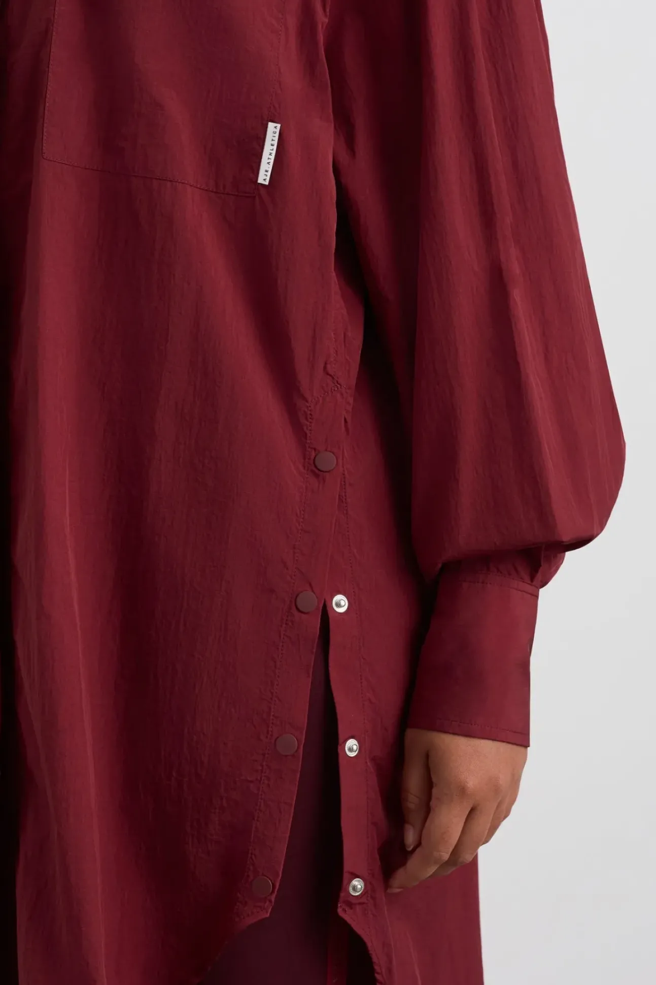 Longline Windbreaker Shirt 438