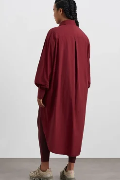 Longline Windbreaker Shirt 438