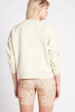 Metallic Signature Logo Crew Jumper 401