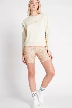 Metallic Signature Logo Crew Jumper 401