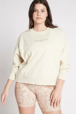 Metallic Signature Logo Crew Jumper 401