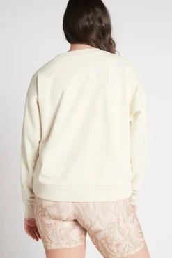 Metallic Signature Logo Crew Jumper 401