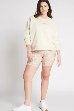 Metallic Signature Logo Crew Jumper 401