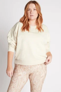 Metallic Signature Logo Crew Jumper 401