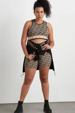 Mid Length Seamless Bike Shorts 624