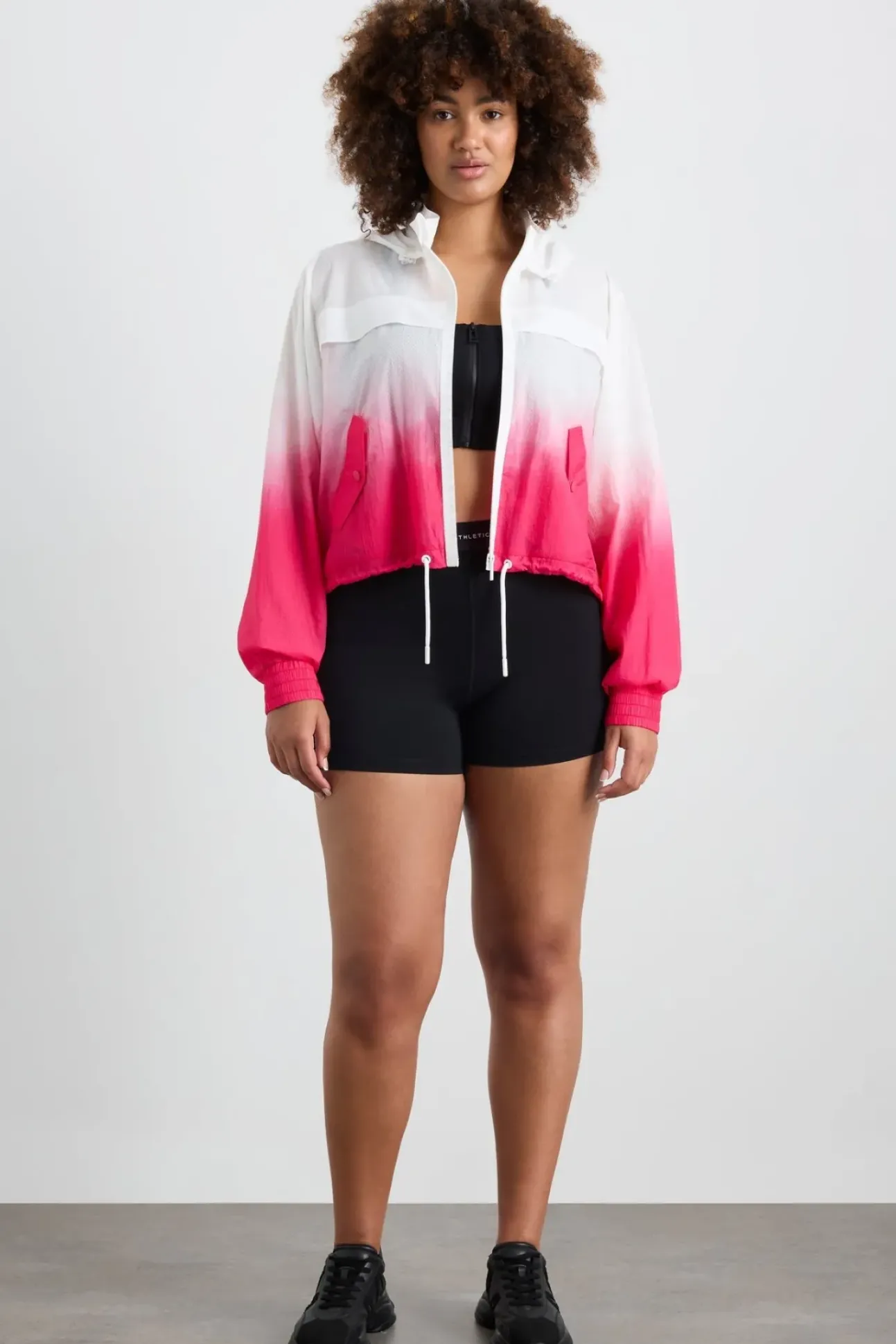 Ombre Hooded Spray Jacket 716