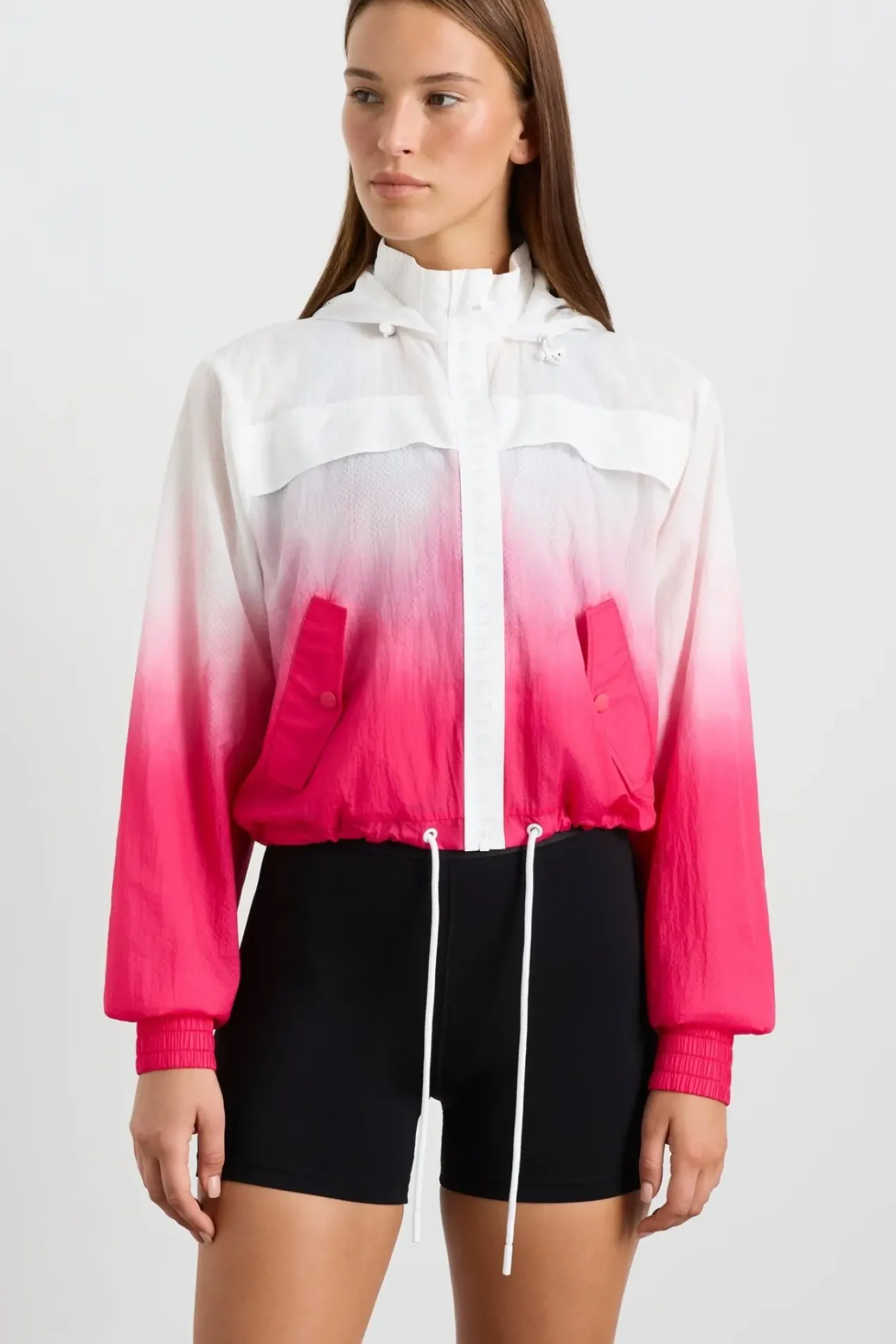 Ombre Hooded Spray Jacket 716