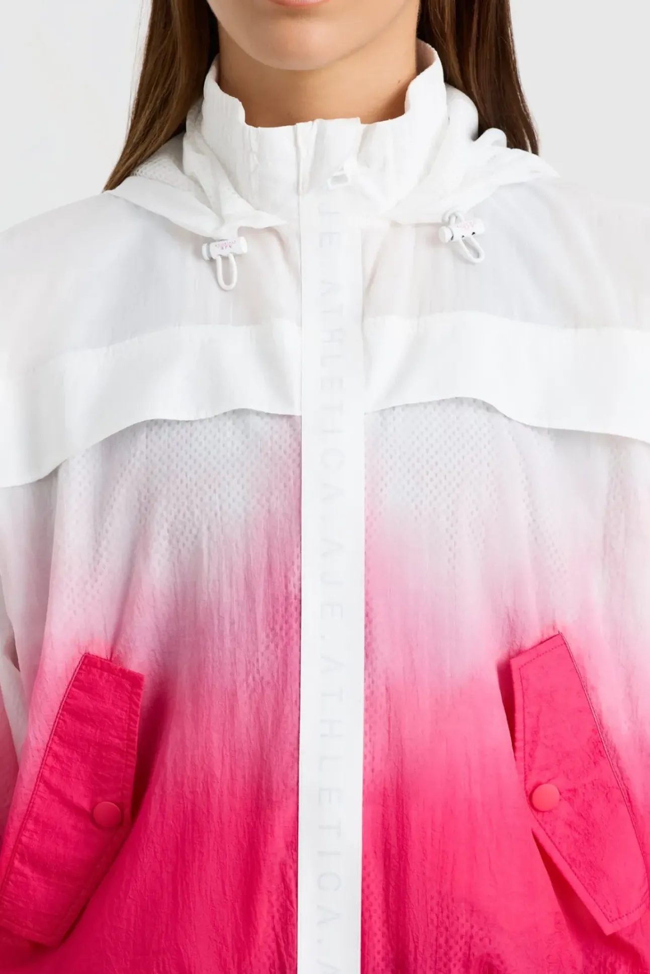 Ombre Hooded Spray Jacket 716