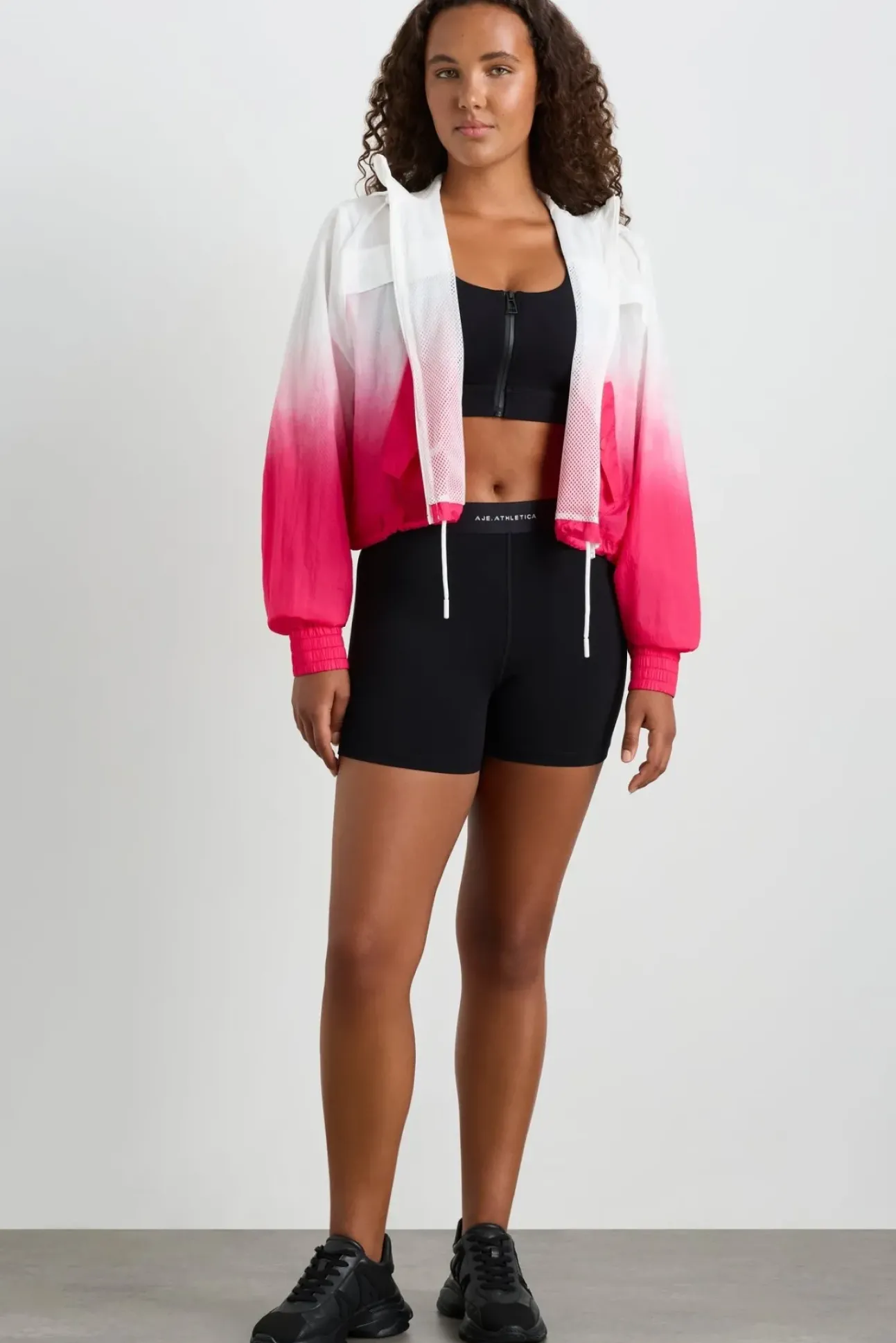 Ombre Hooded Spray Jacket 716