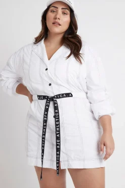 Oversized Belted Mini Dress 803