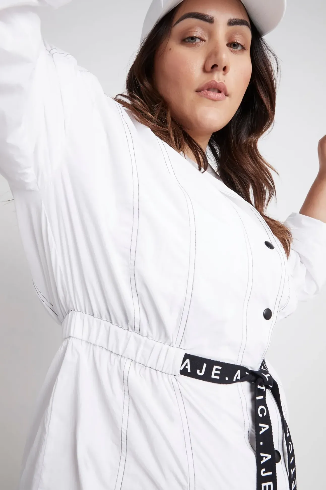 Oversized Belted Mini Dress 803