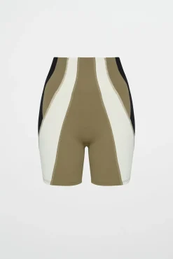 Panelled Bike Short 615