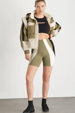 Panelled Bike Short 615