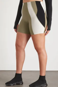 Panelled Bike Short 615