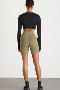 Panelled Bike Short 615