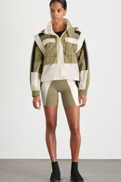 Panelled Bike Short 615