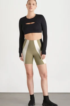 Panelled Bike Short 615