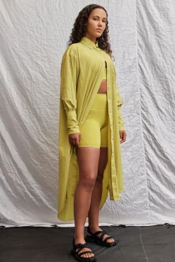 Perforated Hem Mid Length Short 601