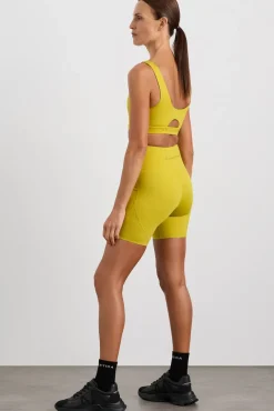 Perforated Hem Mid Length Short 601