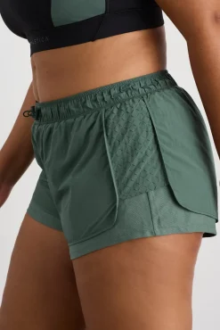 Perforated Spray Shorts 019