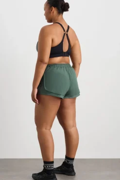 Perforated Spray Shorts 019