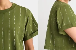 Pinstripe Crop Tee 105