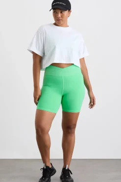 Pinstripe Crop Tee 105