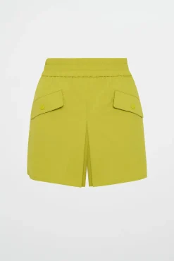 Pleated Spray Mini Short 648