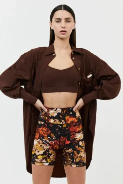 Print Bike Shorts 606