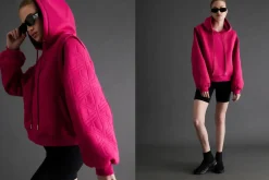 Quilted Logo Scuba Hoodie 418