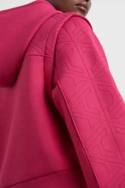 Quilted Logo Scuba Hoodie 418